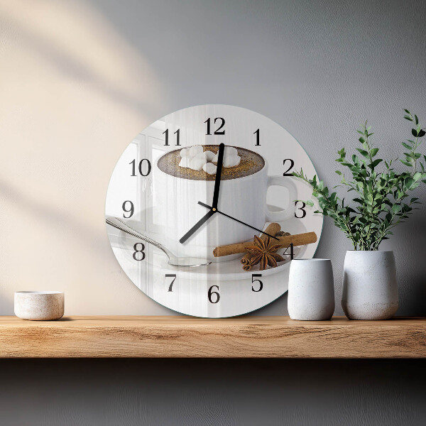 Orologio rotondo Cioccolato