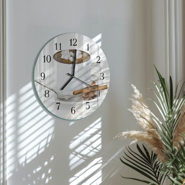 Orologio rotondo Cioccolato