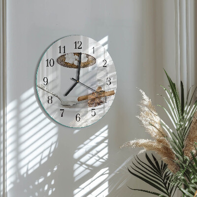 Orologio rotondo Cioccolato