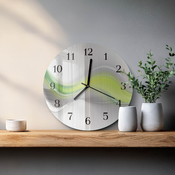 Orologio rotondo Onde di colore