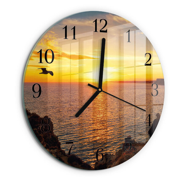 Orologio rotondo Tramonto