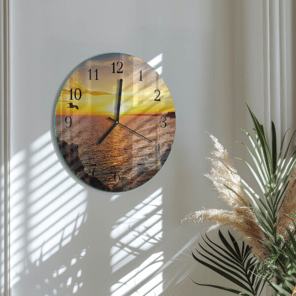 Orologio rotondo Tramonto