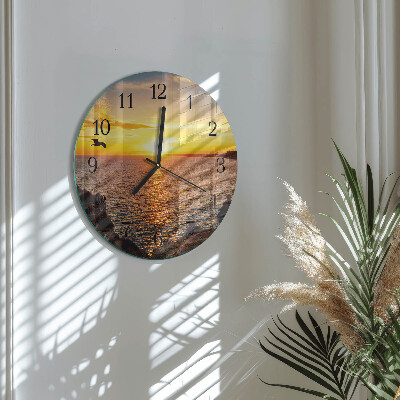 Orologio rotondo Tramonto