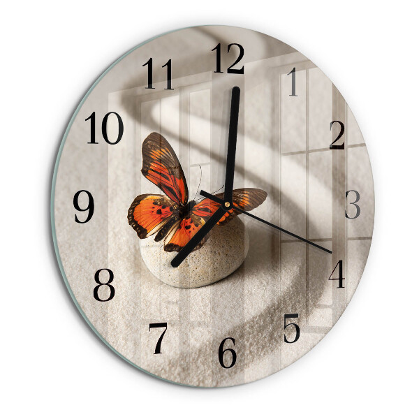 Orologio rotondo Farfalla