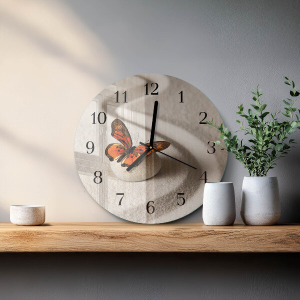 Orologio rotondo Farfalla