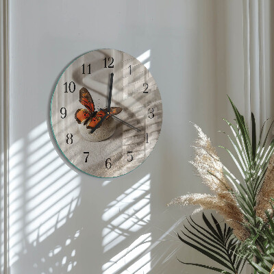 Orologio rotondo Farfalla