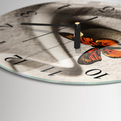 Orologio rotondo Farfalla
