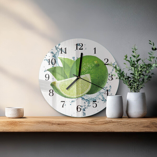 Orologio rotondo Carbonato di calcio