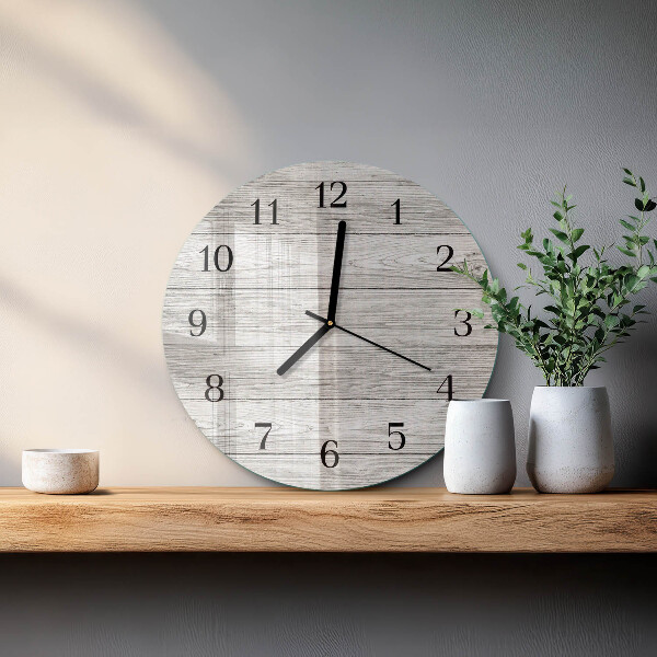 Orologio rotondo Pannelli grigi