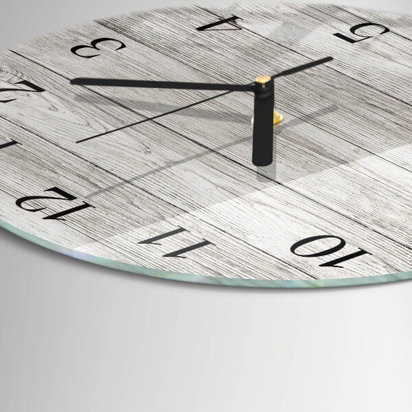 Orologio rotondo Pannelli grigi