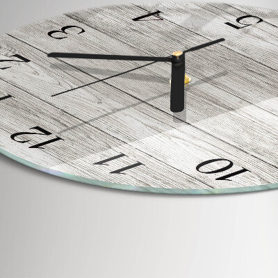 Orologio rotondo Pannelli grigi