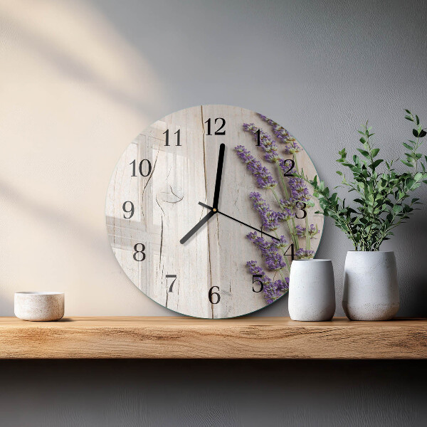 Orologio rotondo Lavanda