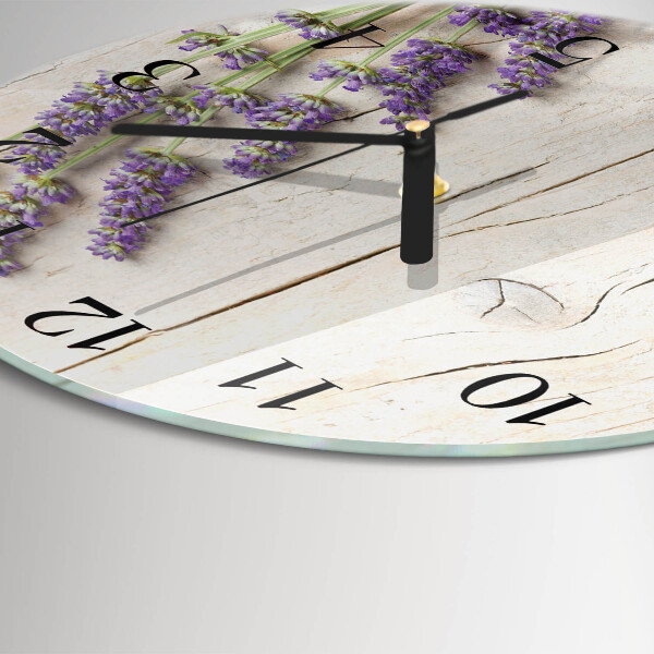 Orologio rotondo Lavanda