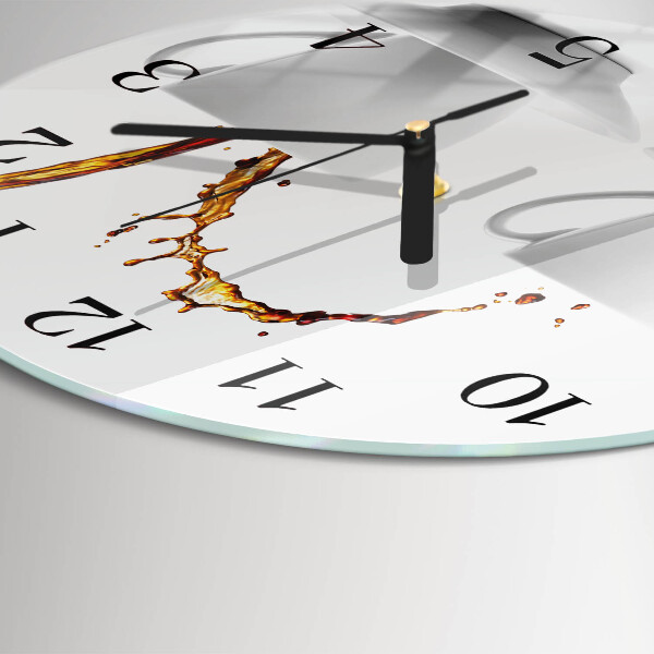 Orologio rotondo Tazze di caffè