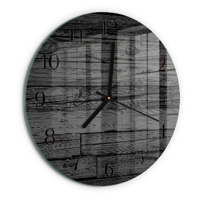 Orologio rotondo Legna