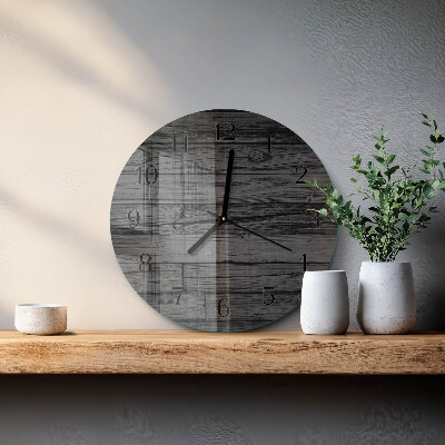 Orologio rotondo Legna