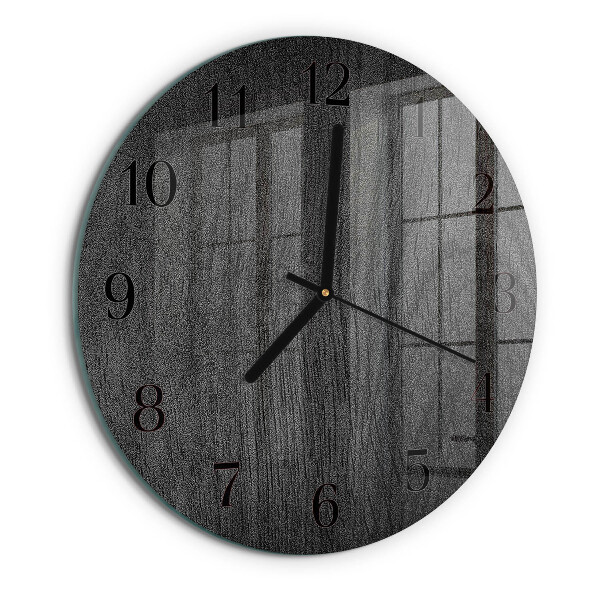 Orologio rotondo Legna