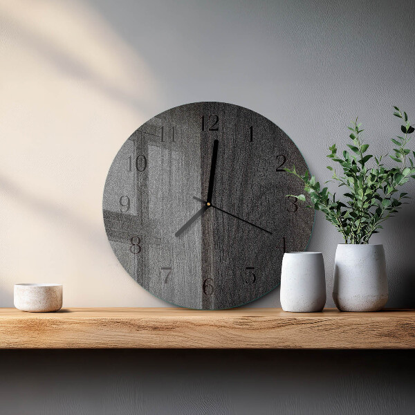Orologio rotondo Legna