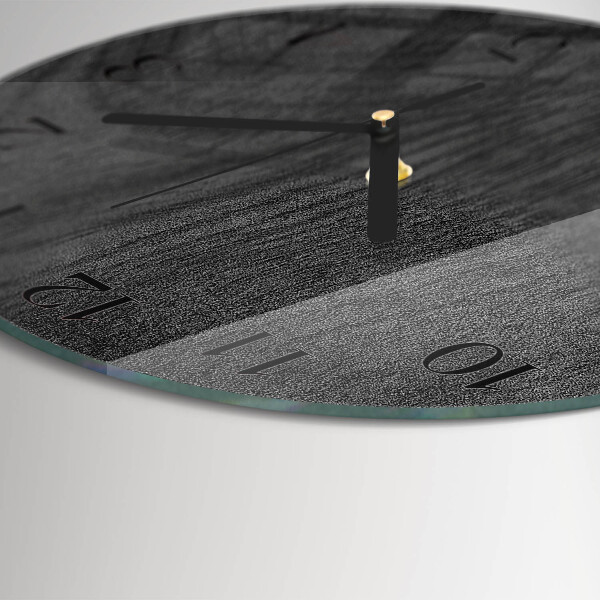 Orologio rotondo Legna