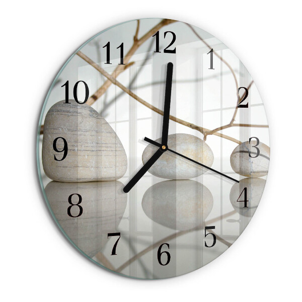 Orologio rotondo Pietre