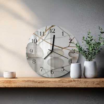 Orologio rotondo Pietre