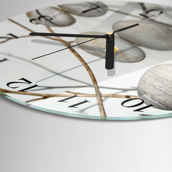 Orologio rotondo Pietre