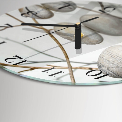 Orologio rotondo Pietre