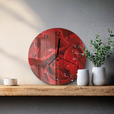 Orologio rotondo Rosa
