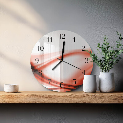 Orologio rotondo Linee astratte