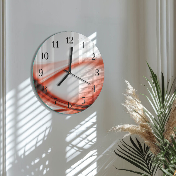 Orologio rotondo Linee astratte