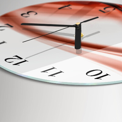 Orologio rotondo Linee astratte