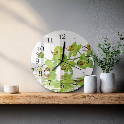 Orologio rotondo Orchidea