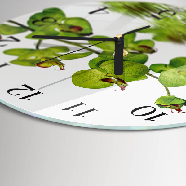 Orologio rotondo Orchidea