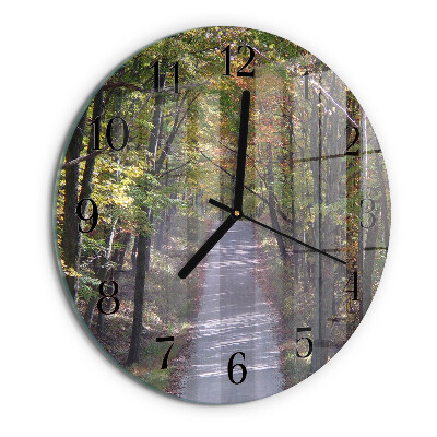 Orologio rotondo Sentiero forestale