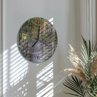 Orologio rotondo Sentiero forestale