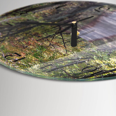 Orologio rotondo Sentiero forestale