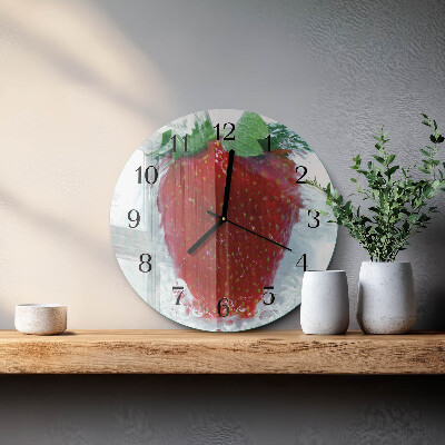 Orologio rotondo Fragola