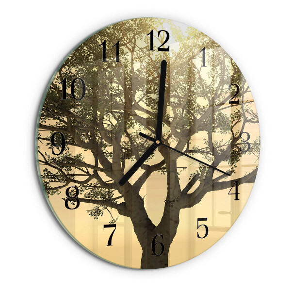 Orologio rotondo Albero