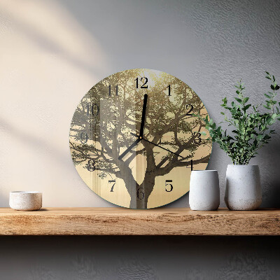 Orologio rotondo Albero