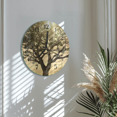 Orologio rotondo Albero