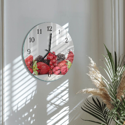 Orologio rotondo Frutta