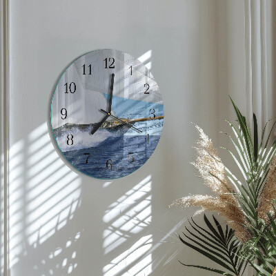 Orologio rotondo Barca a vela