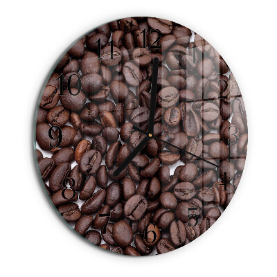 Orologio rotondo chicchi di caffè