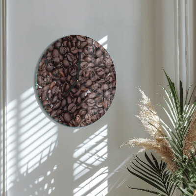 Orologio rotondo chicchi di caffè