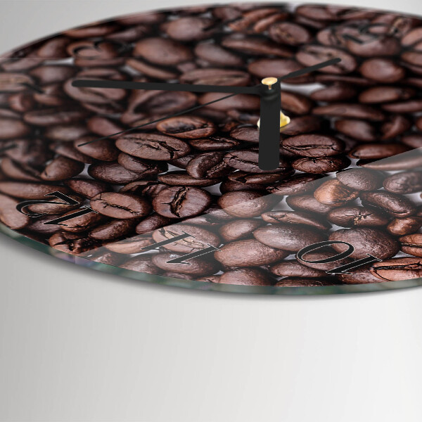 Orologio rotondo chicchi di caffè