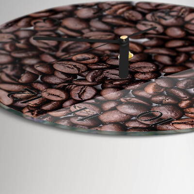 Orologio rotondo chicchi di caffè