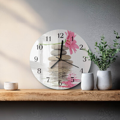 Orologio rotondo Pietre