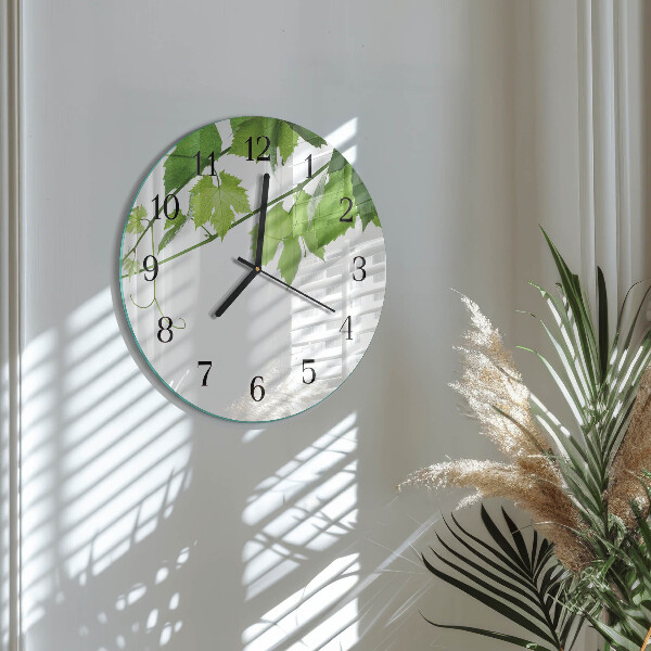 Orologio rotondo Foglie