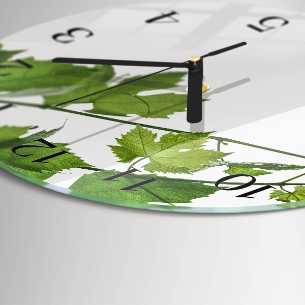 Orologio rotondo Foglie