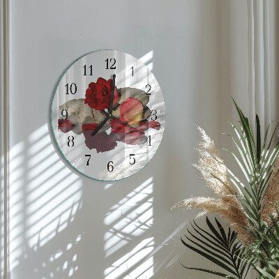 Orologio rotondo Rose Bowl